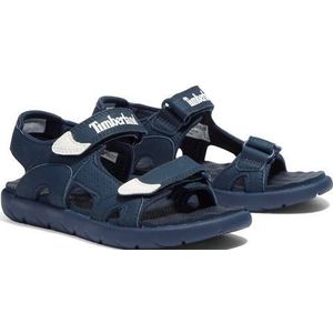 Timberland Perkins Row 2-strap, uniseks sandalen voor volwassenen, Zwarte Iris, 38 EU