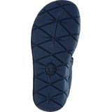 Donkerblauw - Wit Sandalen - Synthetisch Leer - Rubber Zool