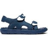 Donkerblauw - Wit Sandalen - Synthetisch Leer - Rubber Zool