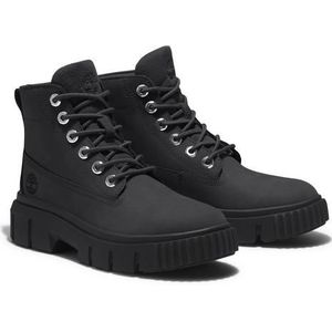 Timberland Greyfield Leather Boot Black Dames Laarzen - Zwart  - Leer - Foot Locker