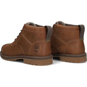 Timberland - Larchmont - Veterboots - Bruin - Nubuckleer - ReBOTL-textiel