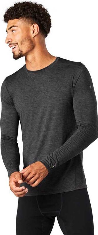 Smartwool Classic All-season Merino T-shirt Met Lange Mouwen Zwart S Man