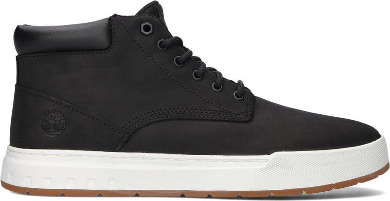 Veterboots - Mid-Top - Zwart - Leer en ReBOTL Stof