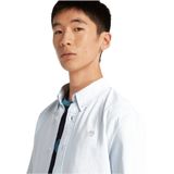 Timberland - TB0A6GPNB021 - Oxford Overhemd - Blauw - Lange Mouwen - Casual - Katoen - Duurzaam