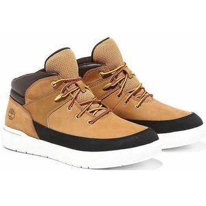 Timberland seneca bay mid hiker jr in de kleur geel.