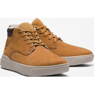 Leren sneakers Seneca Bay Lthr Chukka TIMBERLAND. Leer materiaal. Maten 43. Geel kleur