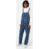 About You - Tuinbroek Jeans - Effen Coated - Lange Loosefit