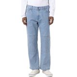 DICKIES - DOUBLE KNEE - Jeans - Blauw Denim - Loosefit