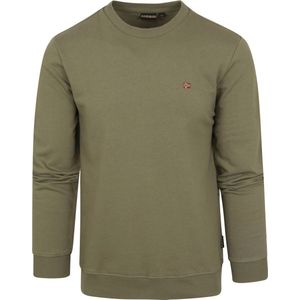 Napapijri - Balis Crew - Sweater - Donkergroen - Modern-Fit