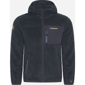 Napapijri - Yupik Full Zip Hoody - Vest - Zwart - Heren