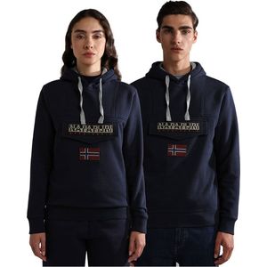 Napapijri - Burgee - Hoodie - Groen - Katoen/Polyester