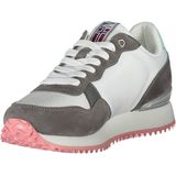 Napapijri - Witte Vetersneakers - Veelkleurig - Polyester - Contrastdetails