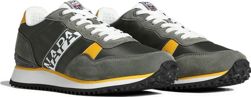 Napapijri - Groene Heren Sneaker - Polyester