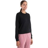 Icebreaker Crush Ii Merino Sweatshirt Zwart Vrouw