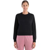 Icebreaker Crush Ii Merino Sweatshirt Zwart Vrouw