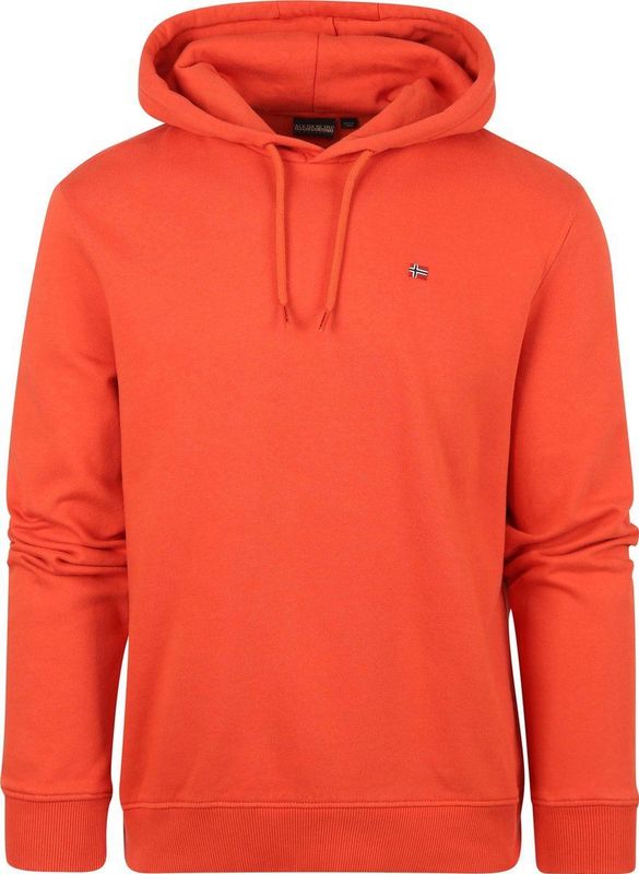 Napapijri - Balis Hood Hoodie Oranje - Heren - Regular-fit