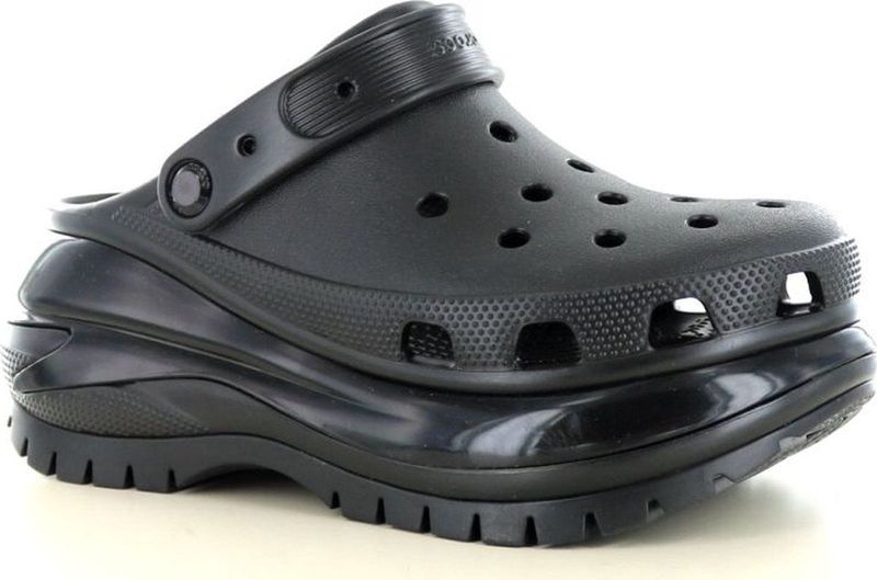 Crocs Classic Mega Crush Clog Zwart