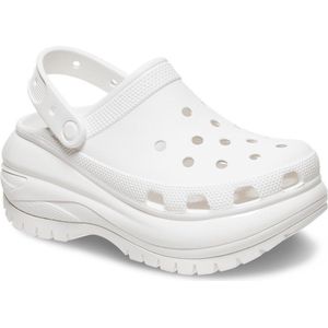 Crocs - Classic Mega Crush Klompen - Wit - Rubber - Iconisch Comfort