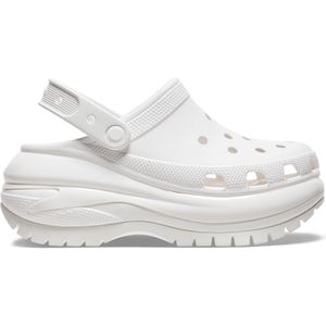 Crocs - Classic Mega Crush Klompen - Wit - Rubber - Iconisch Comfort