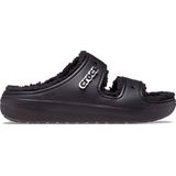 Crocs - Classic Cozzzy Sandal - Pantoffels - Zwart