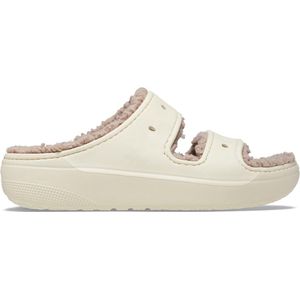 Crocs Classic Cozzzy Sandal - Volwassenen - Slippers - Beige