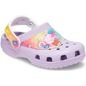 Crocs Classic FL IAM Peppa Pig Clog T Clog Clog voor kinderen, uniseks, Lavendel, 19/20 EU