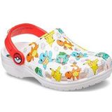 Crocs - Classic Pokemon Klomp - Wit Multi - Lichtgewicht Ontwerp