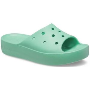 Slipper Crocs Women Classic Platform Slide Jade Stone-Schoenmaat 38 - 39