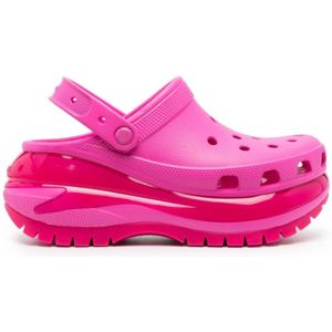 Crocs, Fuchsia Roze Platform Sandalen Roze, Dames, Maat:38 EU