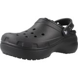 Crocs - Classic Platform Lined - Klompen - Black - Gevoerd