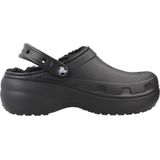 Crocs - Classic Platform Lined - Klompen - Black - Gevoerd