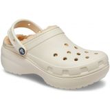 Sandaal Crocs Women Classic Platform Lined Clog Bone-Schoenmaat 41 - 42