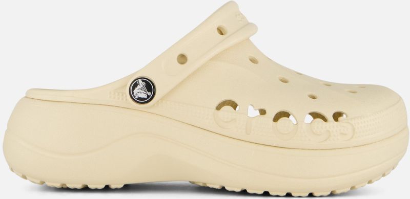 Crocs - Baya Platform - Klompen - Winter White - Kunststof