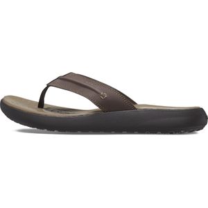 Crocs Yukon Vista Ii Lr Flip heren Flip Flop Teenslipper, Espresso, 44.5 EU
