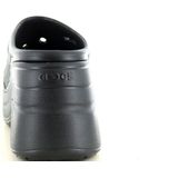 Crocs - Zwarte Geperforeerde Sandalen met Hoge Hak voor Dames