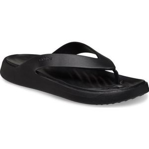 Crocs Getaway Flip Flop voor dames, Zwart, 36/37 EU