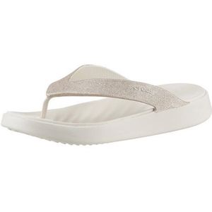 Crocs Getaway Flip Flop voor dames, Stucwerk, 41/42 EU