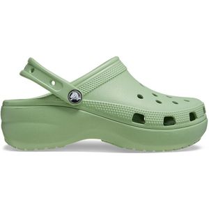 Crocs - Classic Platform Clogs - Clogs - Fair Green - Verhoogde Zool