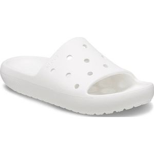 Slipper Crocs Unisex Classic Slide V2 White-Schoenmaat 42 - 43