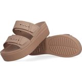 Crocs Brooklyn Low Wedge Sanda7431-2Q9 Vrouwen Bruin Slippers