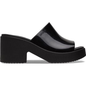 Crocs  BROOKLYN HEEL  slippers  dames Zwart