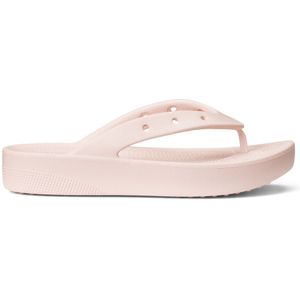Crocs Dames Classic Platform Flip W Klomp, Kwarts, 41/42 EU
