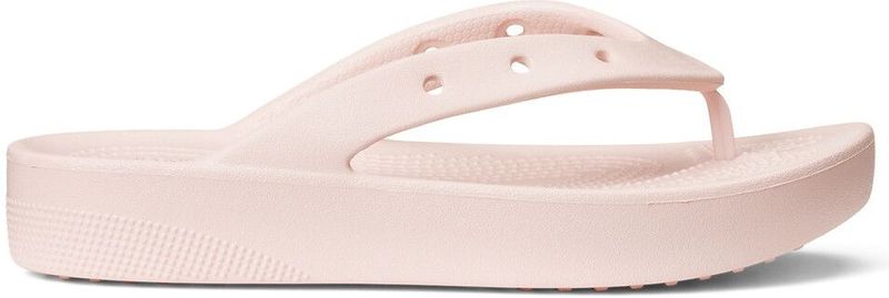 Crocs Dames Classic Platform Flip W Klomp, Kwarts, 41/42 EU