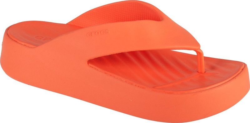 Crocs Gataway Platform Flip 209410-84F Vrouwen Oranje Slippers