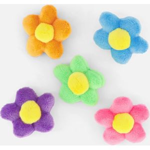 Crocs - Jibbitz Plush Flower - 5-pack - Textiel - Voor Crocs