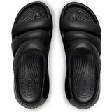 Crocs - Mega Crush Triple Strap - Sandalen - Zwart - Crosliteâ„¢ - Plateauhoogte 61 cm