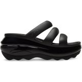 Crocs - Mega Crush Triple Strap - Sandalen - Zwart - Crosliteâ„¢ - Plateauhoogte 61 cm