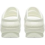 Crocs - Mega Crush Triple Strap - Slippers - Zwart - Hakhoogte 64 mm