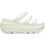 Crocs - Mega Crush Triple Strap - Slippers - Zwart - Hakhoogte 64 mm