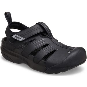 Crocs - Yukon Fisherman - Sandalen - Zwart - Lage Schoen met Klittenbandsluiting
